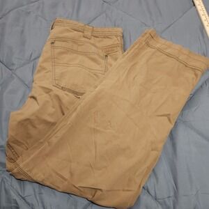 Cabela's Casuals‎ Pants Men's 40x32 Tan Cotton Nylon Outdoor Cargo Style